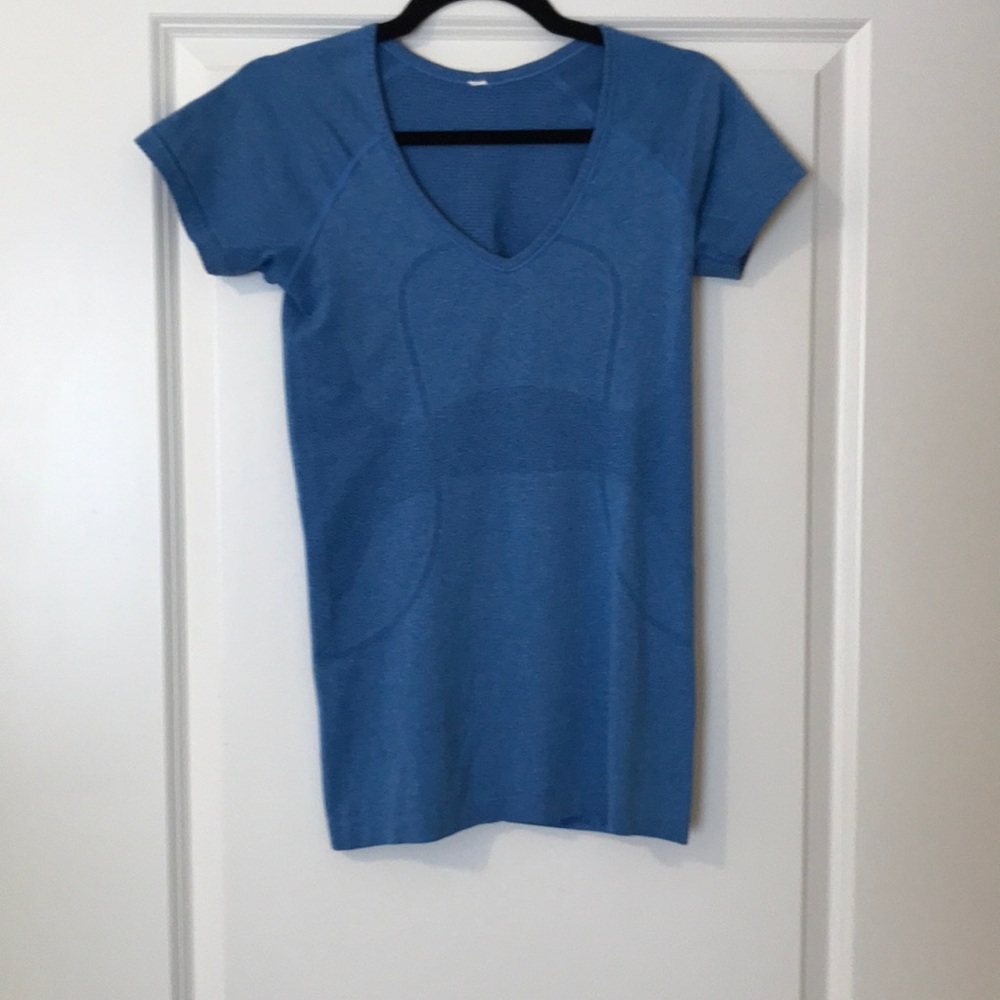 Lululemon Blue Pull Tee